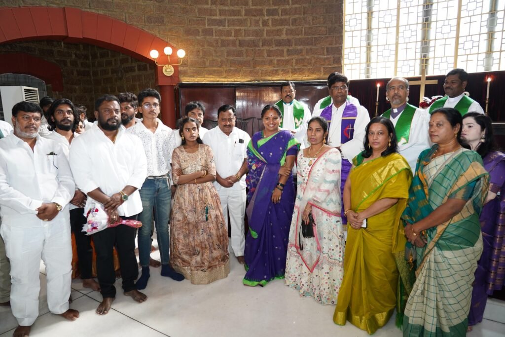 Kalvakuntla Kavitha attends Christmas prayers at Methodist Church Hyderabad