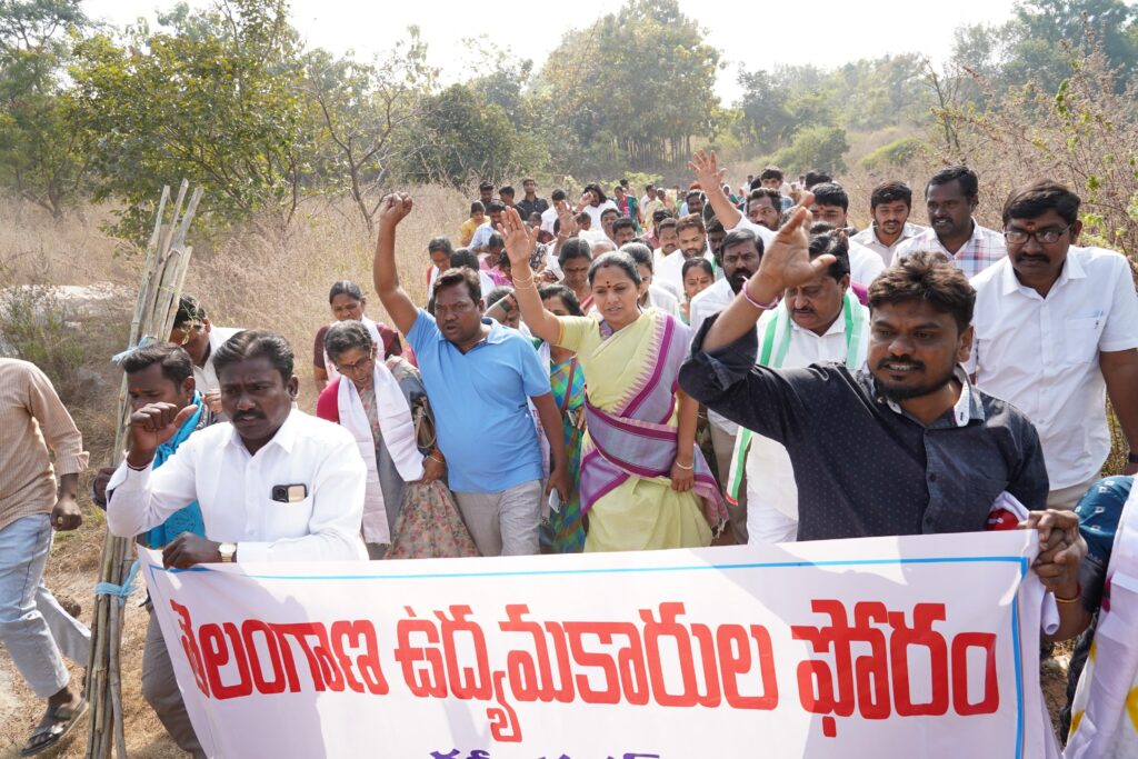 Telangana activists occupy government land in Karimnagar district
