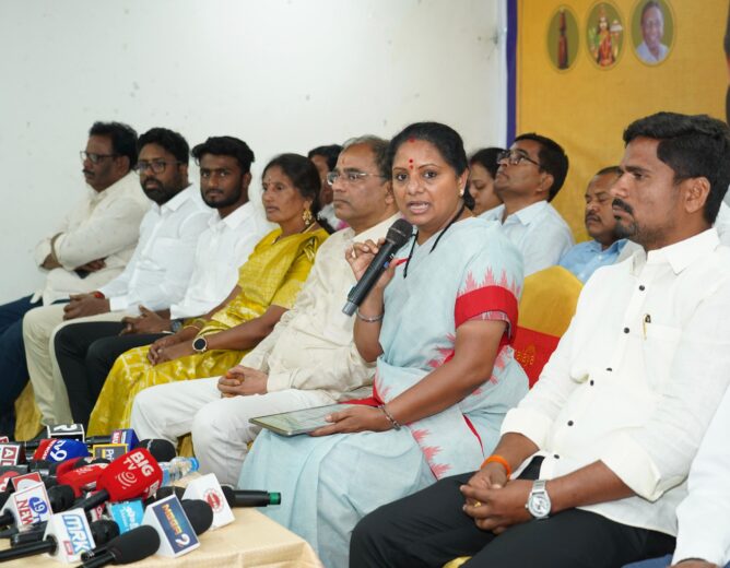 Kavitha criticises Palamuru–Rangareddy project delays