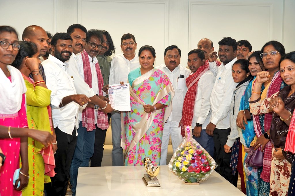 Telangana movement artists meet Jagruti president Kavitha