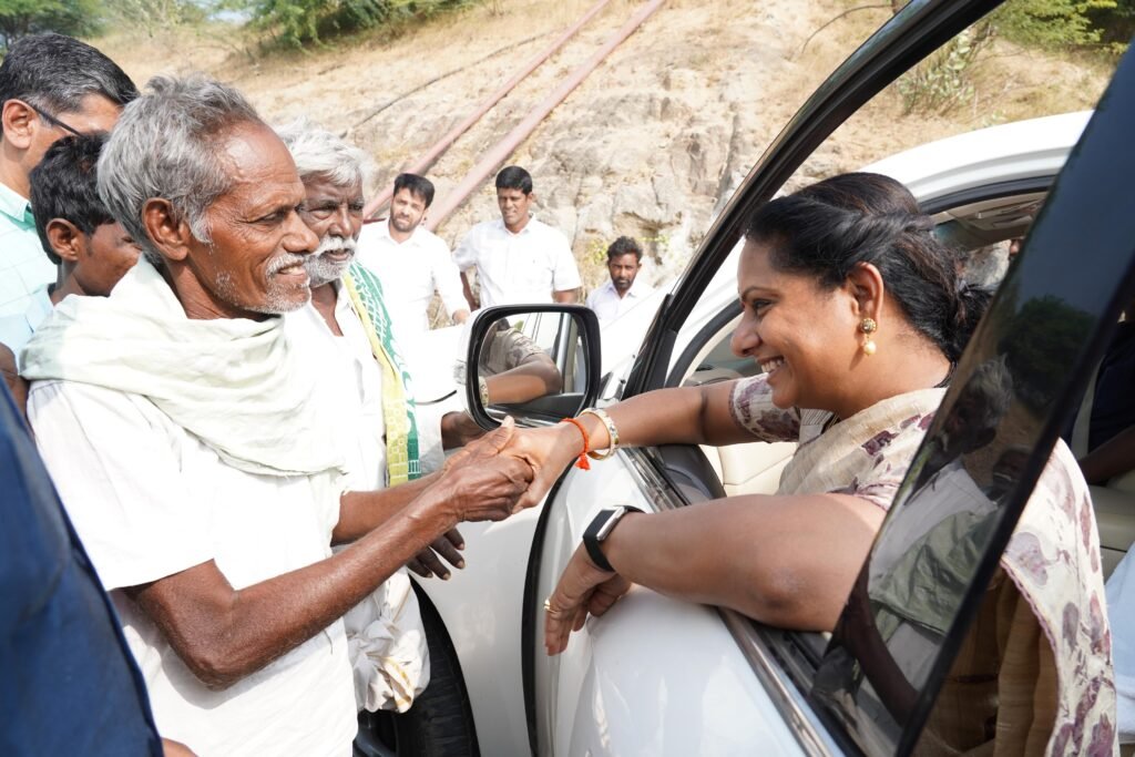 Farmers from Jogulamba Gadwal district highlighting water scarcity due to delays in the Thummilla irrigation project
