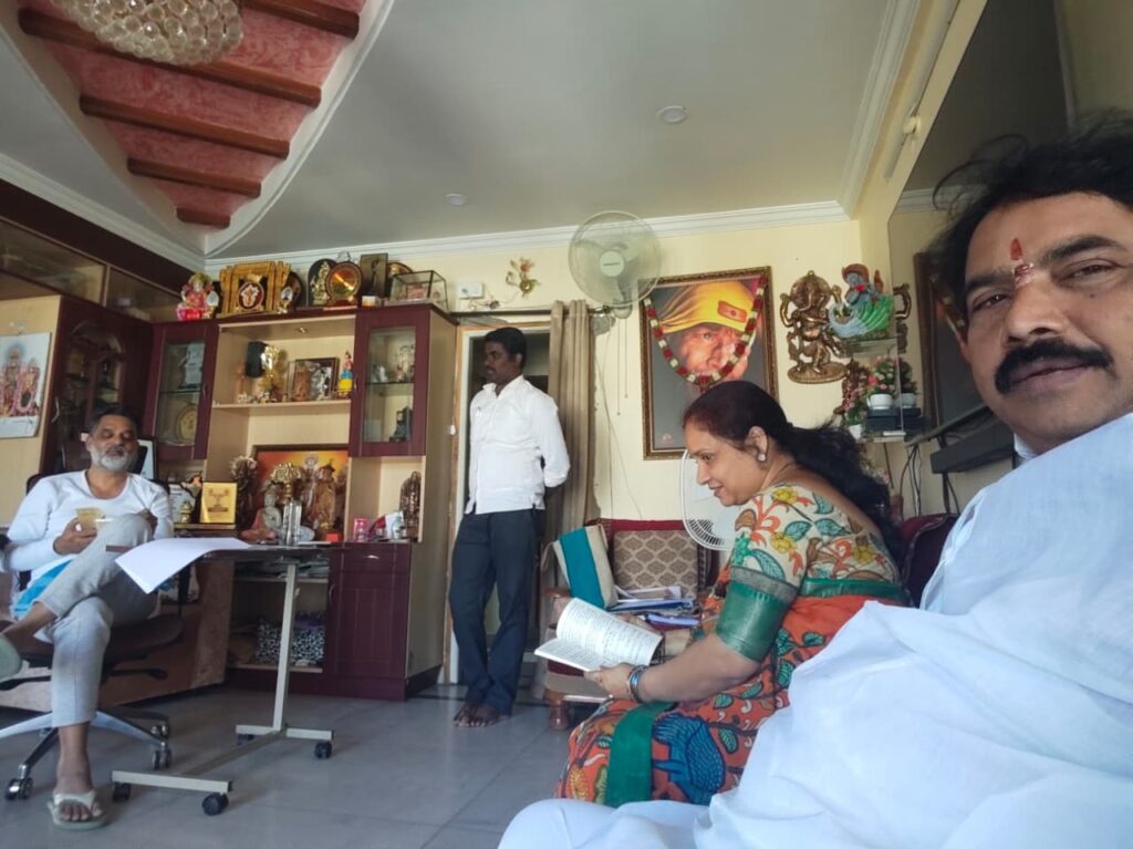 BC Jagruthi delegation meeting BC leaders in Telangana