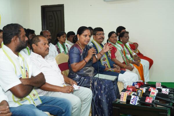Kavitha attacks political drama affecting Krishna water rights