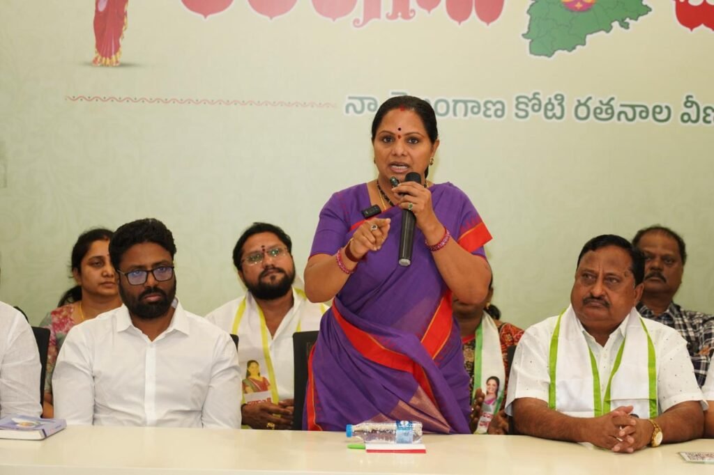 Kavitha remembering Telangana leader Mucharla Satyanarayana