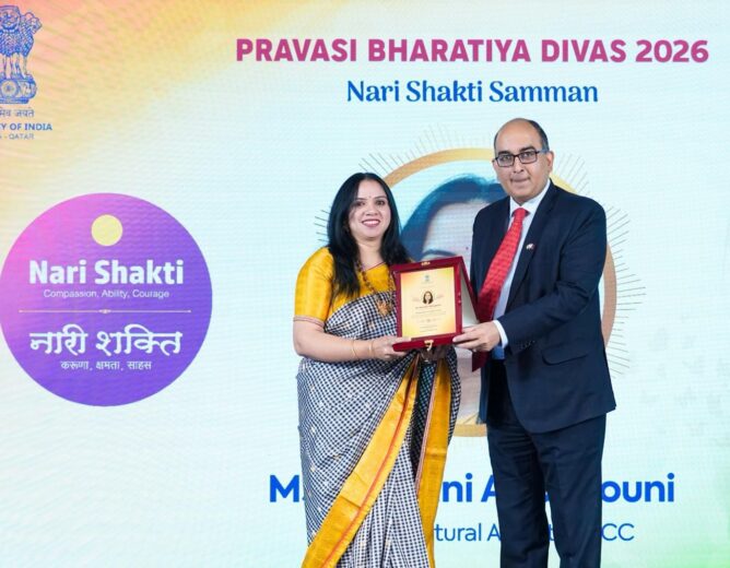 Nandini Abbagouni Nari Shakti Award Doha