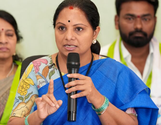 K Kavitha condemns Pakistan’s Nobel Peace Prize resolution, calls it an insult to Indians