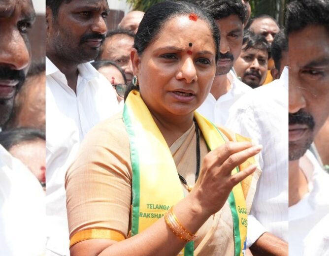 Reinstate RTC Driver Ashok Immediately TRS Chief Kavitha Kavitha Slams Govt