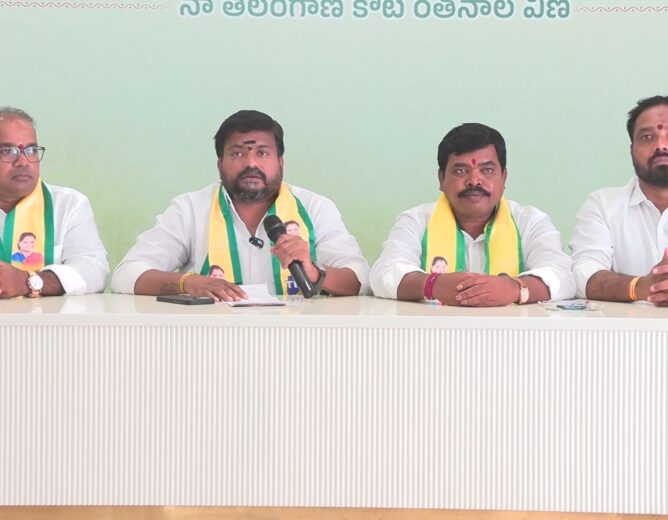 TRS leaders criticize KP Vivekananda and defend Kavitha, raising political tensions in Telangana