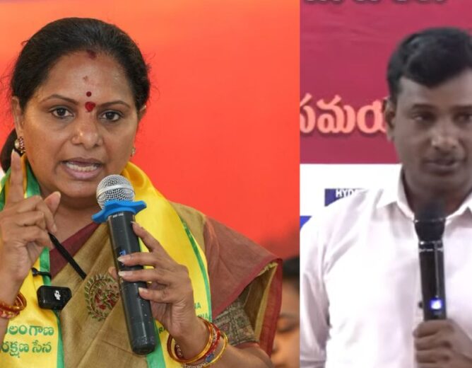 Kalvakuntla Kavitha demands immediate release of journalist KV Reddy over alleged illegal arrest