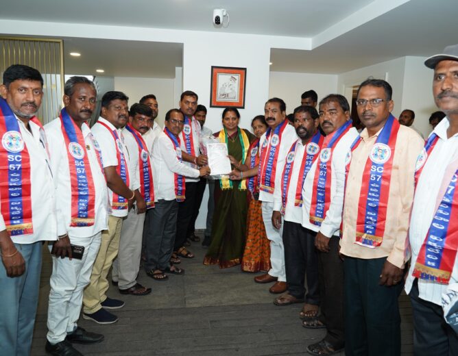 Kalvakuntla Kavitha interacts with SC sub-caste leaders in Hyderabad, advocating for caste certificates, educational opportunities, welfare measures, and protection of community rights