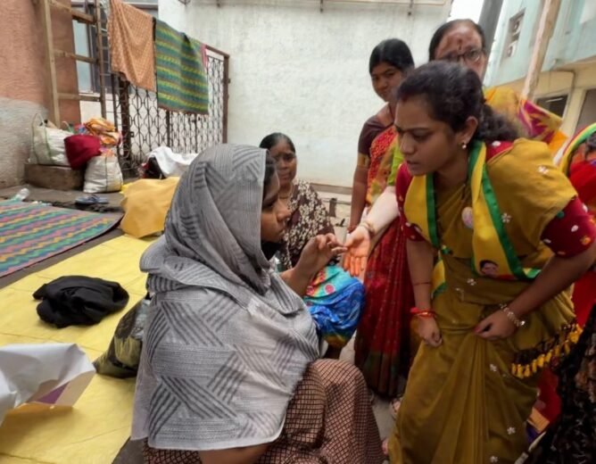 Telangana Rakshana Sena leaders visit Niloufer Hospital in Hyderabad raising concerns over alleged inadequate facilities for mothers and pregnant women
