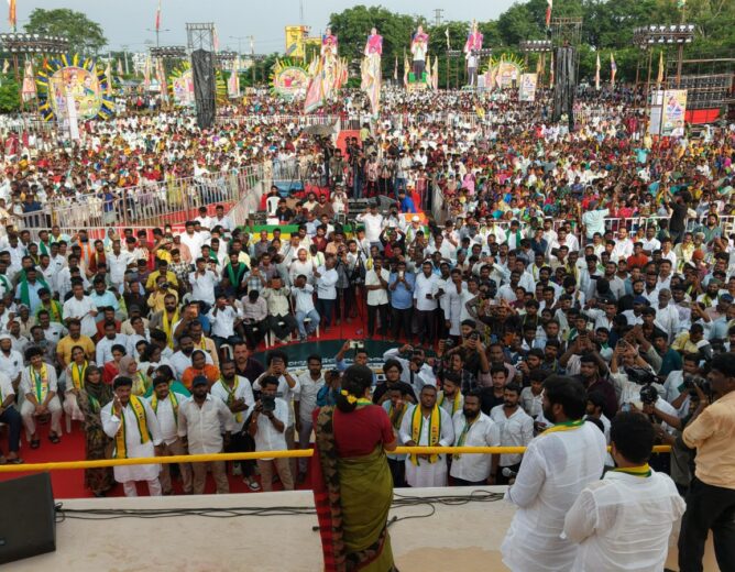 Kavitha's Kosgi speech targets Revanth Reddy, KCR and Modi as she outlines the Telangana Rakshana Sena agenda.
