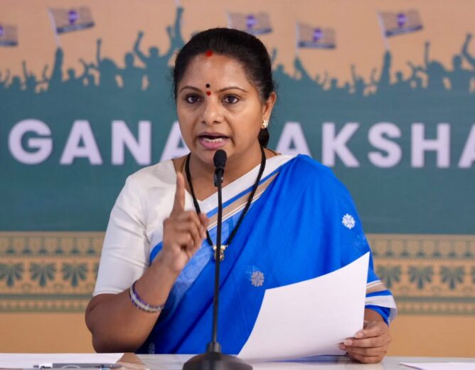 Kavitha demands drought relief, a special Cabinet meeting and 24-hour free power for Telangana farmers